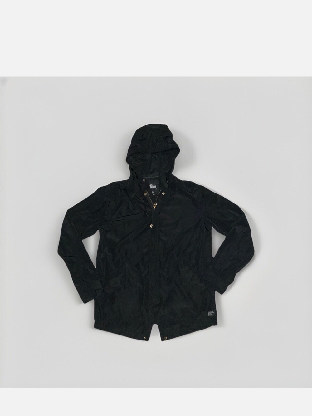 Vintage Rare Stussy MFG Worldwide Tribe Button/Zip Hooded Jacket Men’s